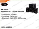 TZE SF-2500 Multimedia 2.1 Channel Speaker