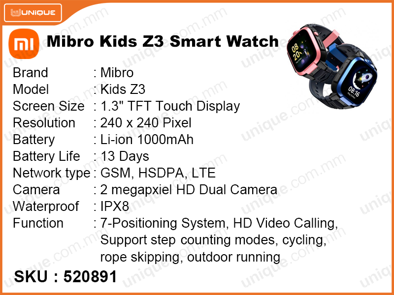 Mibro Watch Z3 XPSWZ001 Blue