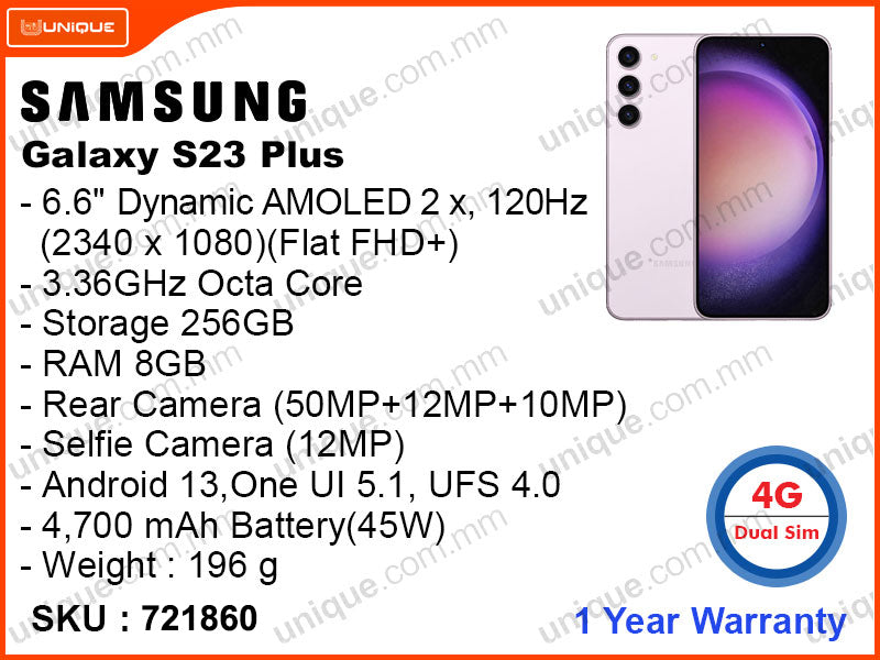SAMSUNG Galaxy S23 Plus 8GB, 256GB