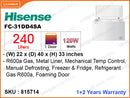 Hisense Chest Freezer FC-31DD4SA 3' 4", 240L