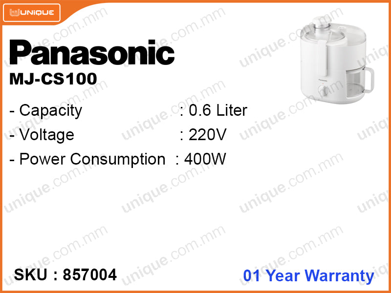 Panasonic MJ-CS100 0.6L ,400W Juicer