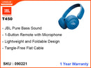 JBL T450 Blue Head Phone