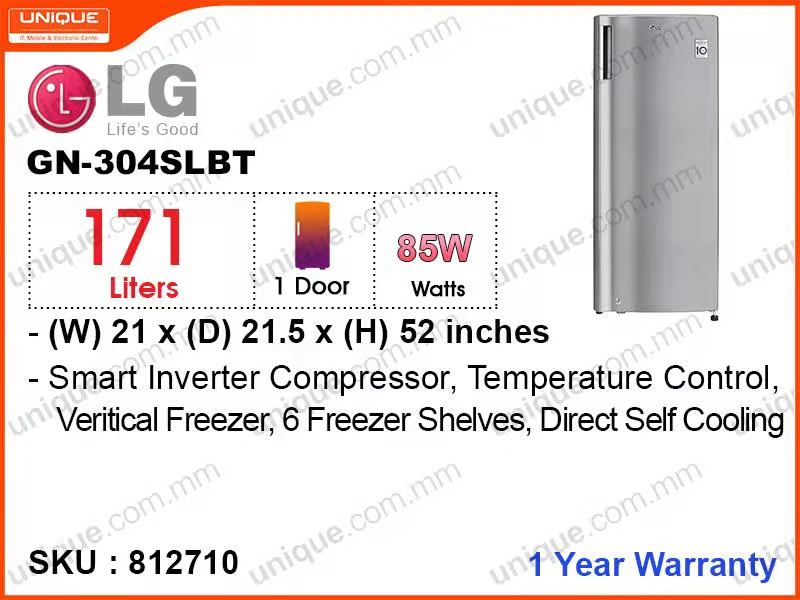 LG GN304SLBT 1Door, 171L Vertical Upright Freezer