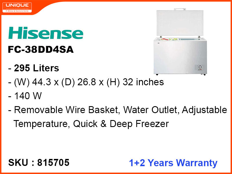 Hisense Chest Freezer FC-38DD4SA