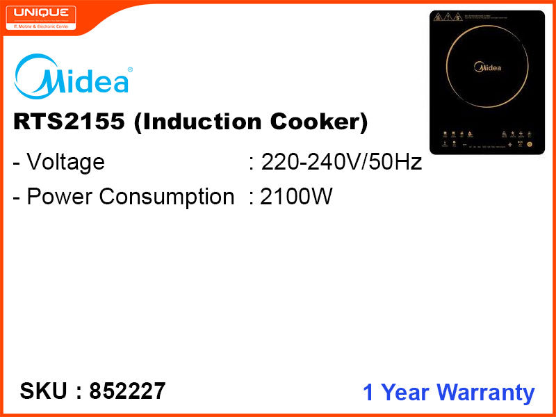 Midea RTS2155 Induction Cooker 2100W