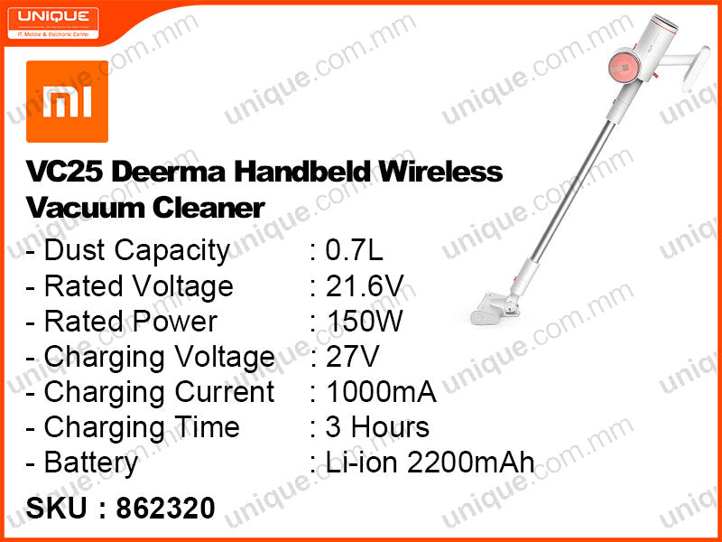 Mi Deerma Handbeld Wireless Vacuum Cleaner