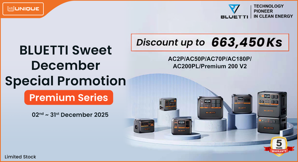 BLUETTI Sweet December Special Promotion…🎉🎉
