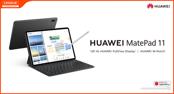 🔹HUAWEI MatePad 11🔹 120 Hz HUAWEI FullView Display1|HUAWEI M-Pencil2