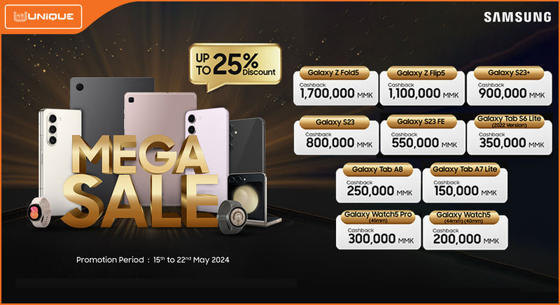 SAMSUNG “MEGA SALE” Special Cashback Promotion ..🖤