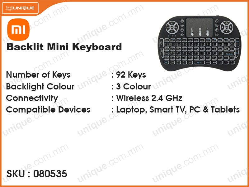 Backlit Mini Keyboard