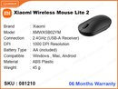 Xiaomi XMWXSB02YM Portable Wireless Mouse Lite 2