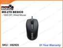 SIGNO MO-270 BESICO Black Silent Optical Mouse