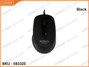 anitech A547 Black Wired Optical Mouse