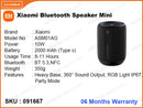 Xiaomi ASM01G Black Mini Bluetooth Speaker