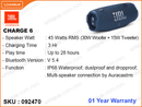 JBL CHARGE 6 Bluetooth Speaker