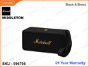 Marshall MIDDLETON Black & Brass Bluetooth Speaker
