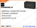 Marshall STANMORE III Bluetooth Speaker