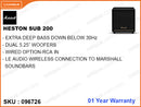 Marshall HESTON 60 + HESTON SUB 200 Black Soundbar Speaker