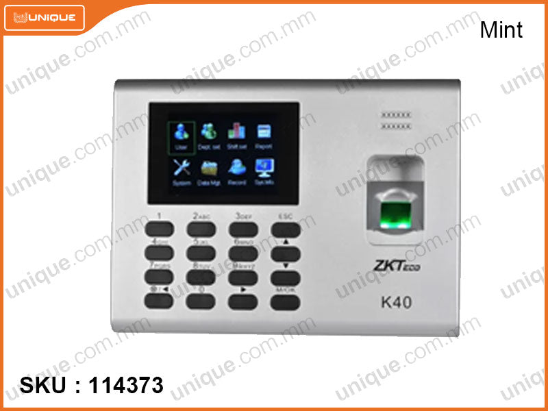 ZKTeco K-40 Pro Time Attendance Finger Print Machine