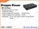 Dragon Power DP-12 Plus 12000mAh Multifunction Mini DC UPS
