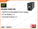 Green Tech 1250VA UPS 8.5Ah GTUPS-125017M Metal (Battery 01 Year)