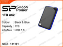 Silicon Power 1TB A62 Black & Red USB 3.0