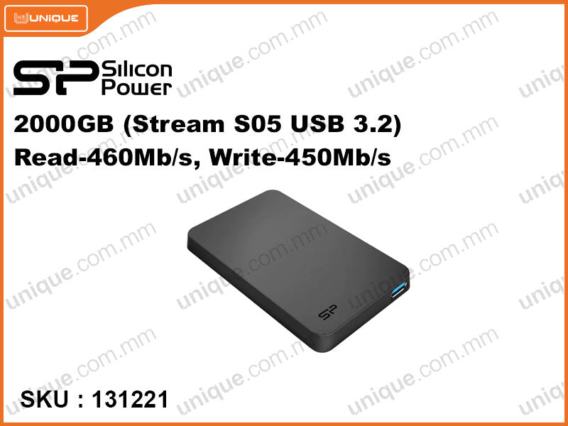 Silicon Power 2000 GB (Stream S05 USB 3.2)
