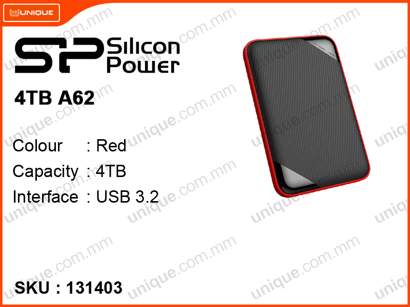 Silicon Power 4TB A62 USB 3.2