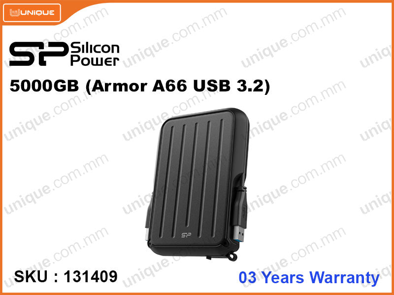 Silicon Power 5000GB A66 USB 3.2