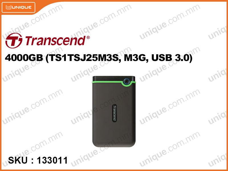 Transcend 4000 GB (TS1TSJ25M3S, M3G, USB 3.0)