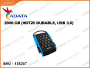 ADATA 2000GB (HD720 DURABLE, USB 3.0)