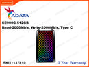 ADATA 512GB SE900G External SSD