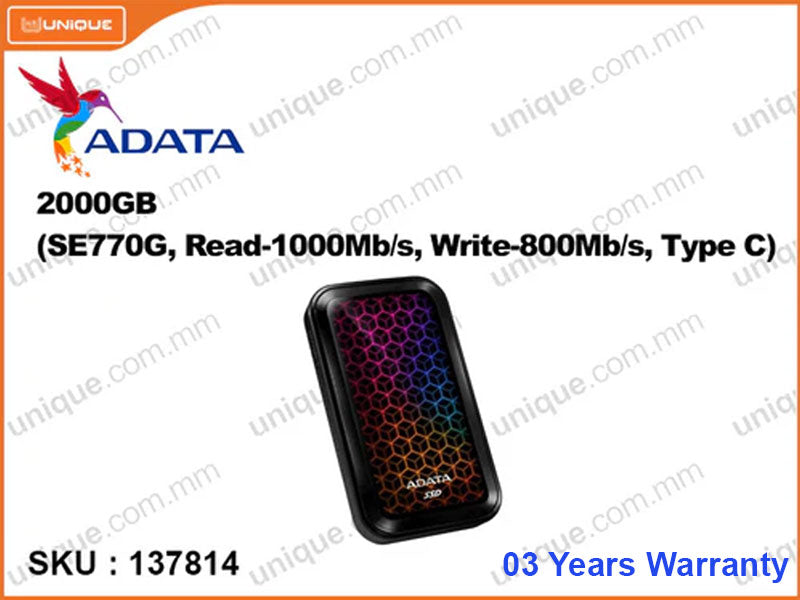 ADATA 2000GB SE770G External SSD