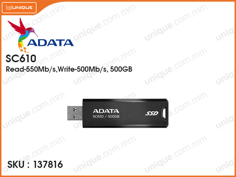 ADATA 500GB SC610 External SSD