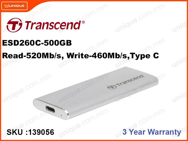 Transcend 500GB ESD260C External SSD