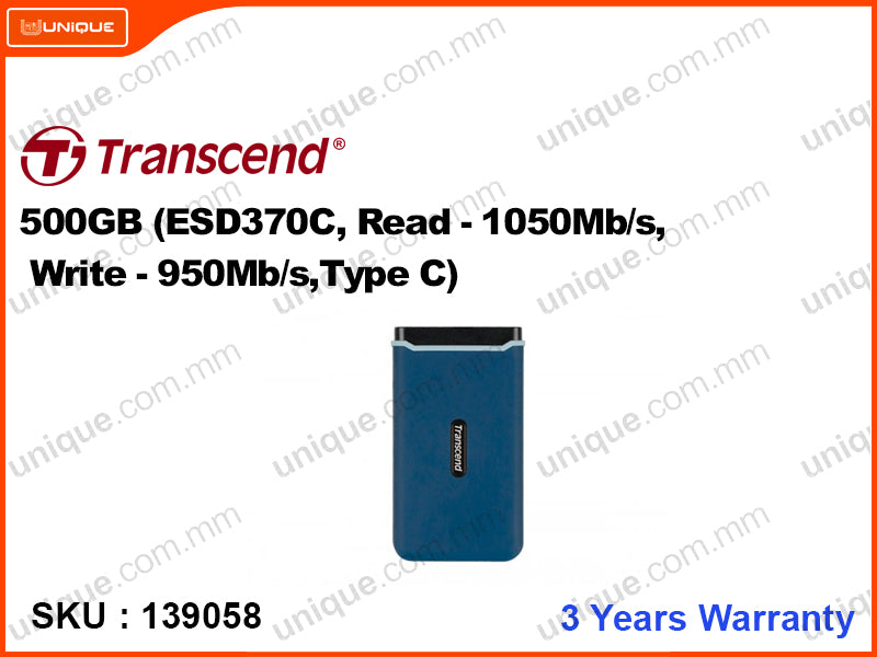 Transcend 500GB ESD370C External SSD