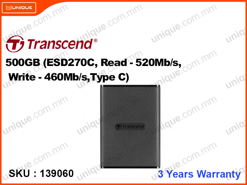 Transcend 500GB ESD270C External SSD Unique mm transcend-500gb-esd270c-external-ssd-unique-mm