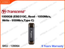 Transcend 1000GB ESD310C External SSD