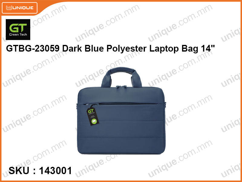 Green Tech GTBG-23059 Polyester Laptop Bag 14"