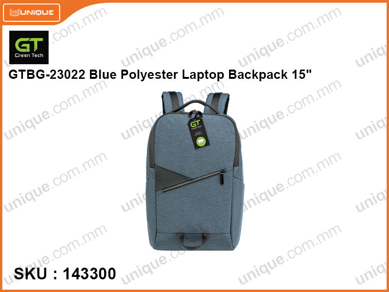 Green Tech GTBG-23022 Polyester Laptop Backpack 15"