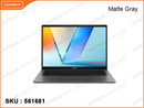 ASUS Vivobook S14 S3407CA-LY063W Matte Gray ( Intel Core Ultra 7-255H, 16GB DDR5 5600MHz (1 slot free, up to 32GB), 512GB M.2 NVMe PCIe 4 SSD, Window 11, 14" WUXGA 1920x1200, Battery 4-Cell, 70Wh, Weight 1.40kg )