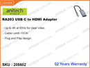 anitech RA203 USB C to HDMI Adapter