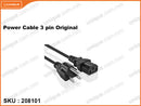 Power Cable 3 pin Original