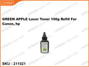 GREEN APPLE Laser Toner 100g Refill For Canon, hp