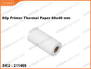 Slip Printer Thermal Paper 80x40 mm