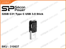 Silicon Power 32GB C31 Type C USB 3.0 Stick