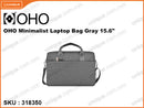 OHO Minimalist Laptop Bag Gray 15.6"