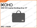 OHO ViVi Laptop Handbag Gray 14"