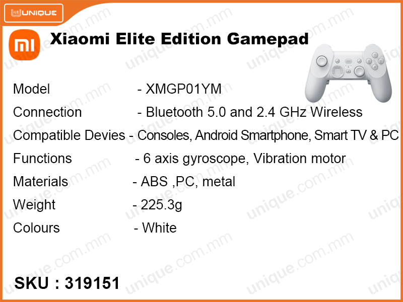 Xiaomi XMGP01YM White Elite Edition Game Pad