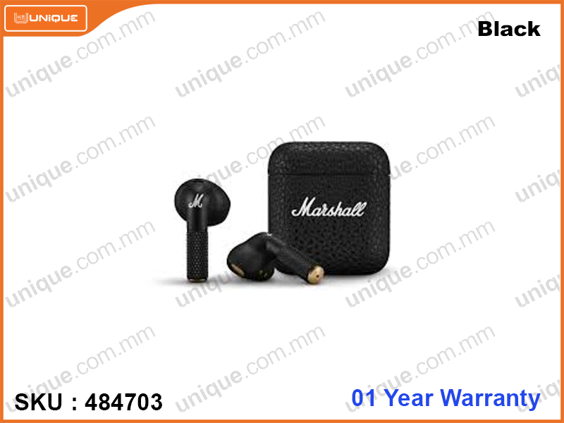 Marshall Minor IV Black True Wireless Earpods